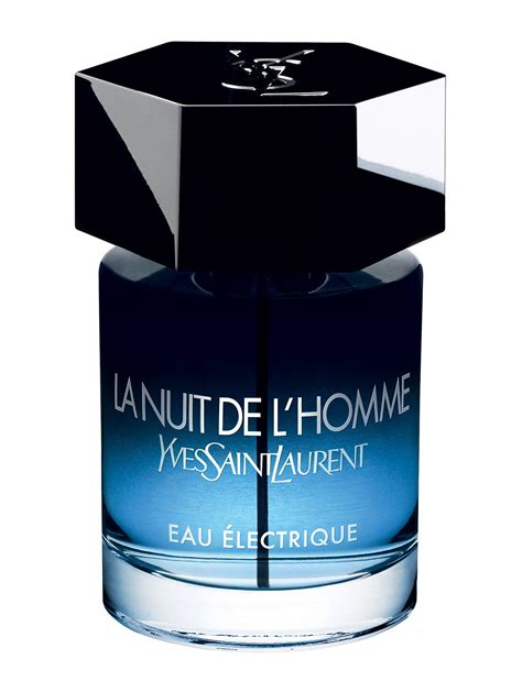 la nuit de l homme yves saint laurent eau electrique|yves saint laurent bleu electrique.